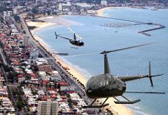 Melbourne City and St Kilda Coastal Private 20 Min Helicopter Flight for 2